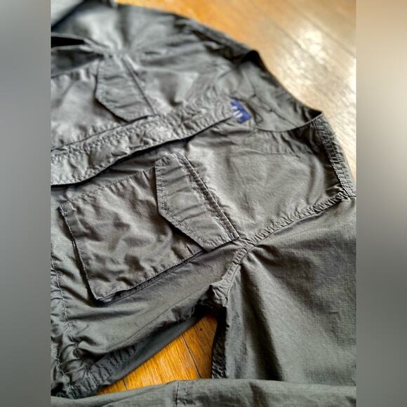 GAP Charcoal Grey Cropped Utility Jacket sz XS - Picture 5 of 11